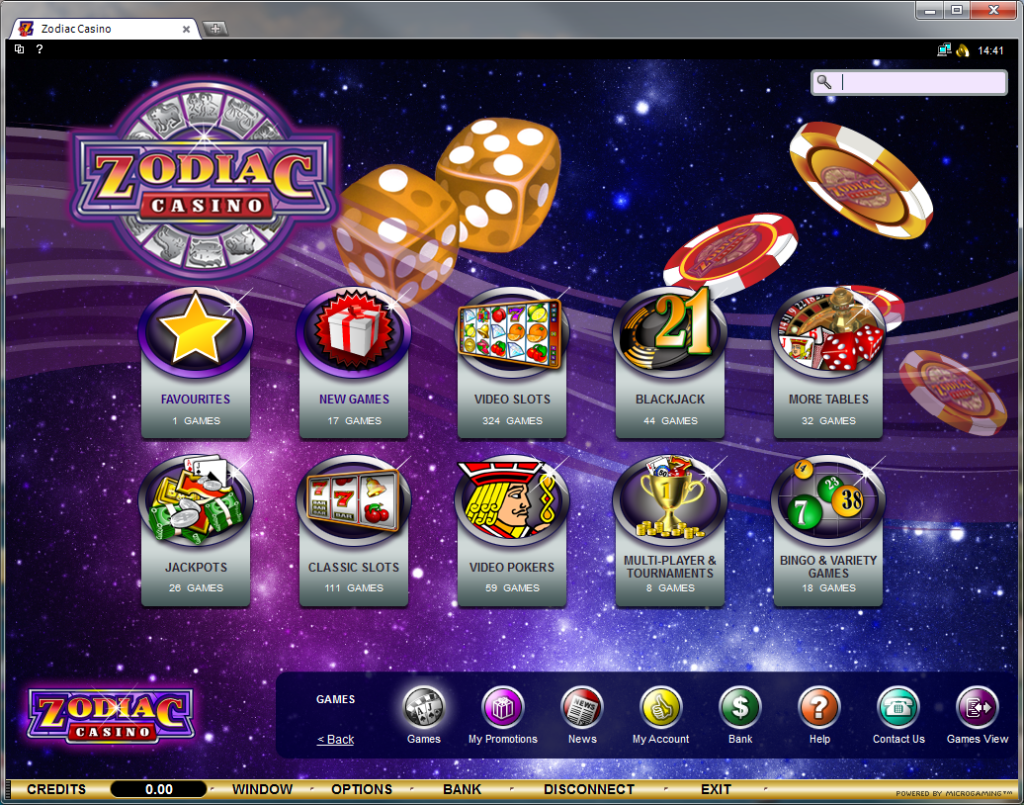 zodiac mobile casino login